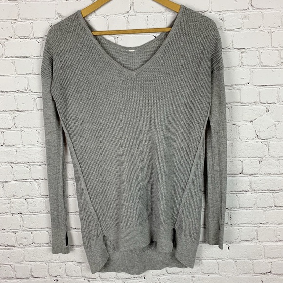 lululemon athletica Tops - Lululemon | Long Sleeve Gray Knit